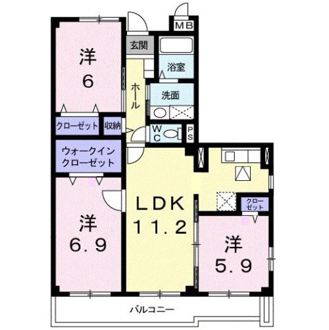 ＡＮＮＥＸーⅡの間取り