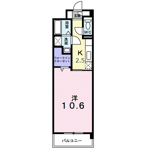 ヴィドゥ　カンパーニュの間取り