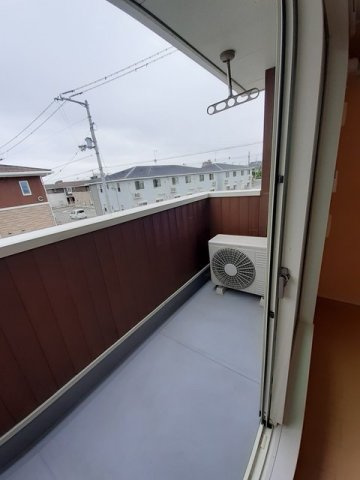 クラール元山Ｂのバルコニー