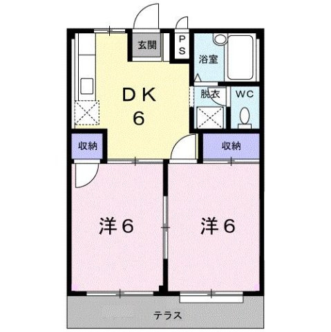 エルディム森Ⅰの間取り
