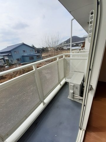 フルールＭ２のバルコニー