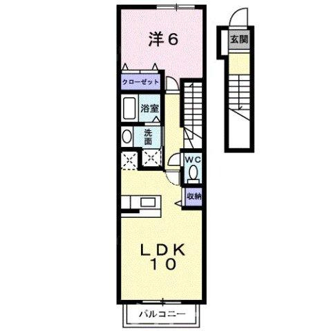 ＳＵＮ　ＳＱＵＡＲＥ新地　Ａの間取り