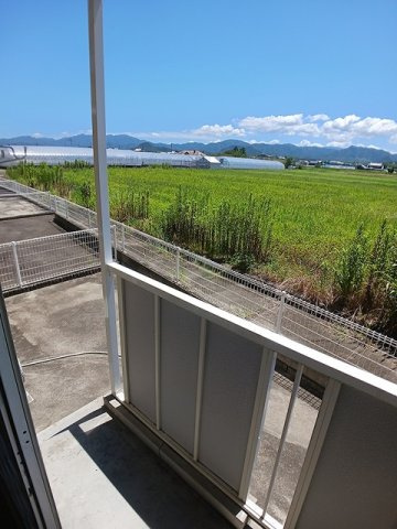 ヴィラ　なのはな　Ｃのバルコニー