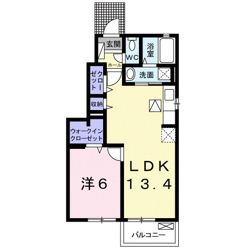 ラフォーレ　キャトルの間取り