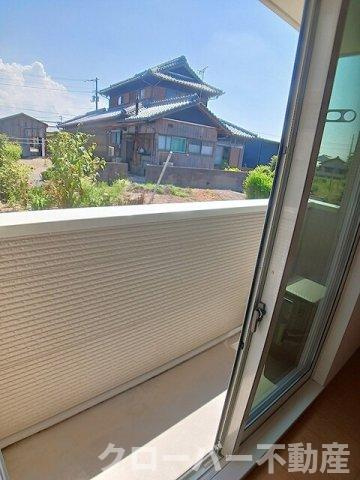 リバーサイド川島Ｂのバルコニー