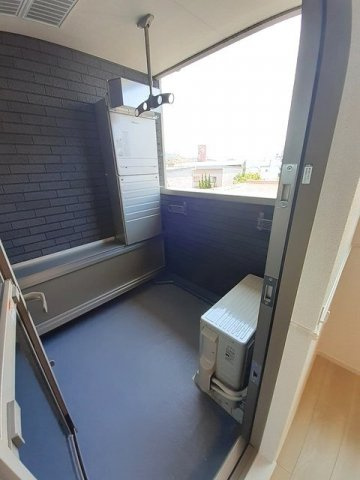 プレッソ春日のバルコニー