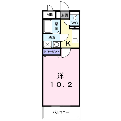 ＨＹコート宮脇の間取り