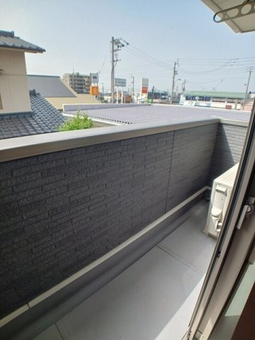 プランドール松縄のバルコニー
