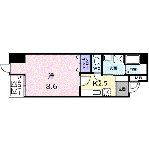 グレース栗林の間取り