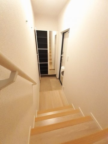 クラール観光町Ｃの玄関