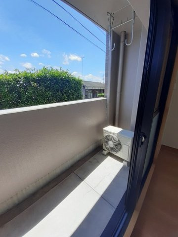 アミックス西ハゼのバルコニー