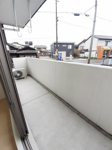 クラール上福岡のバルコニー