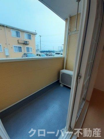 プリートアルバⅡのバルコニー