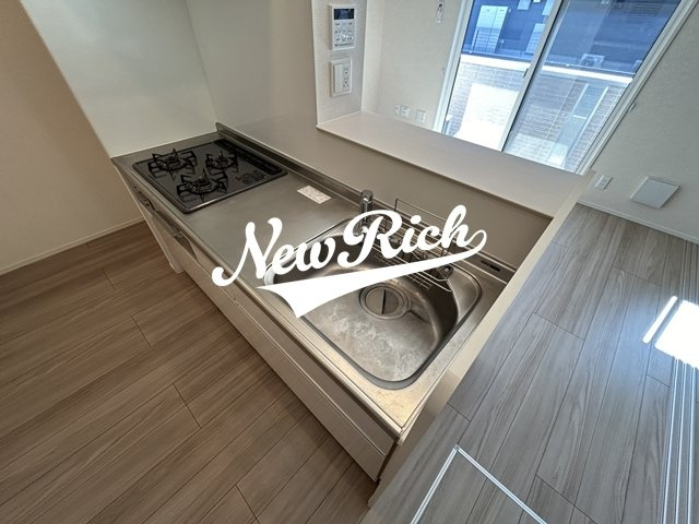 前橋市朝日町３丁目のアパートのキッチン