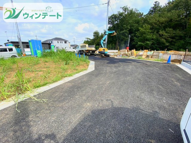 土浦市高岡2期　新築戸建の前面道路含む現地写真|建築の進捗に応じて見学も可能です。現地で暮らしのイメージを膨らませてください。