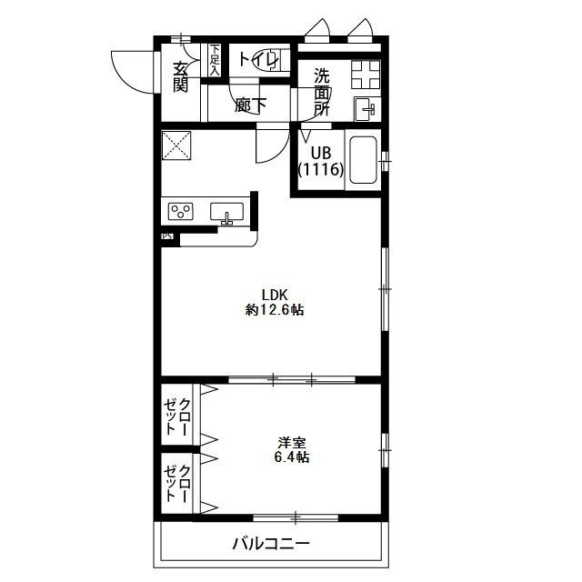 アムール　奈良町の間取り