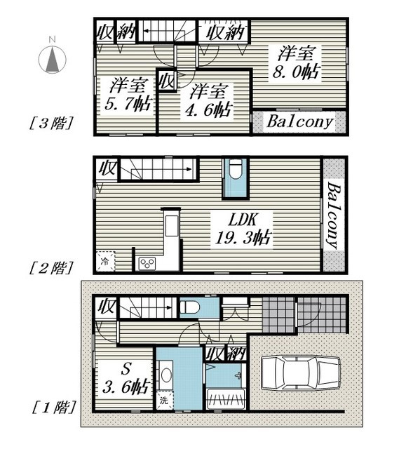 Sumai-to江東区東砂01の間取り