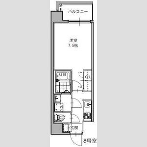 S-RESIDENCE福島grandeの間取り