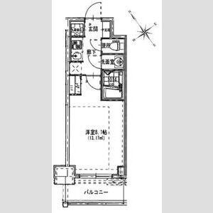 S-RESIDENCE都島の間取り