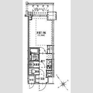 S-RESIDENCE都島の間取り