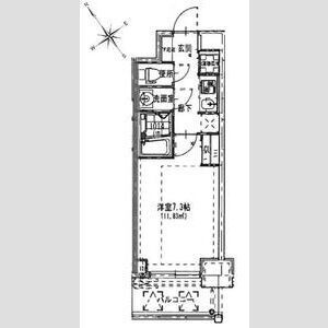 S-RESIDENCE都島の間取り