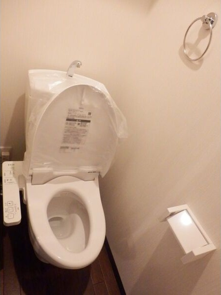 Creo六番町弐番館のトイレ|落ち着いた色調のトイレです