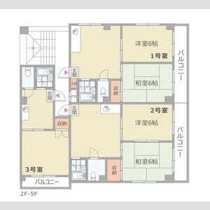 ウィステリア北島2号館の間取り