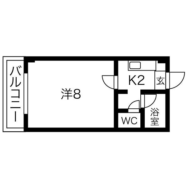 アベニューフロベールの間取り