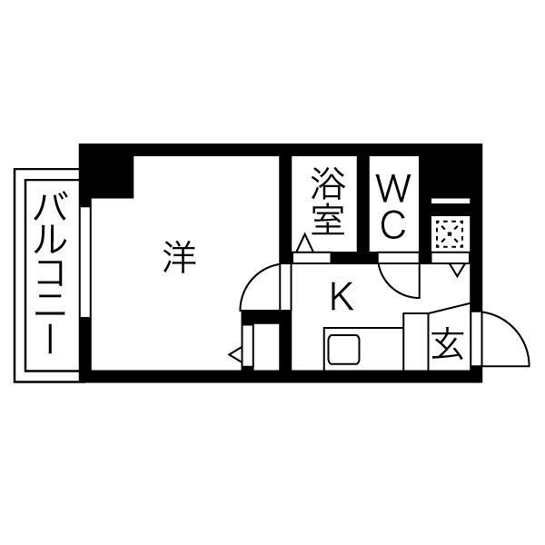 U-ro新大阪の間取り
