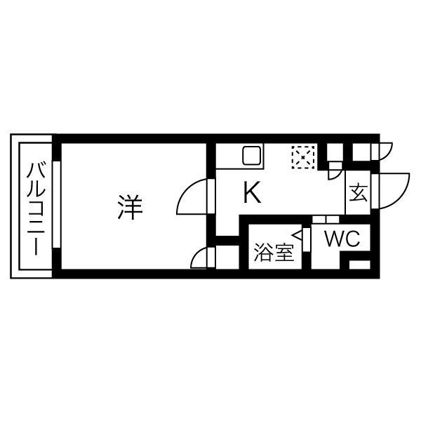 U-ro勝山の間取り