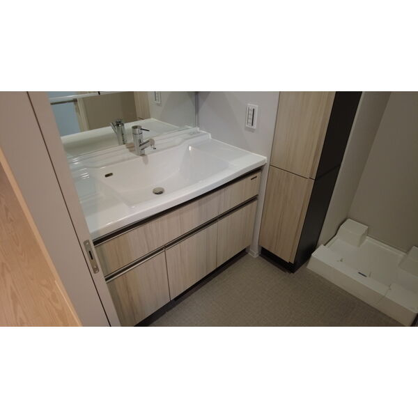 ソルティア天満橋駅前の洗面所