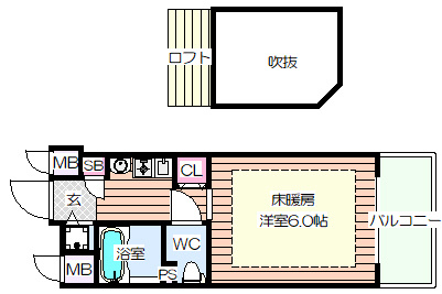【間取り】 | エステムコート新大阪Ⅲステーションプラザ