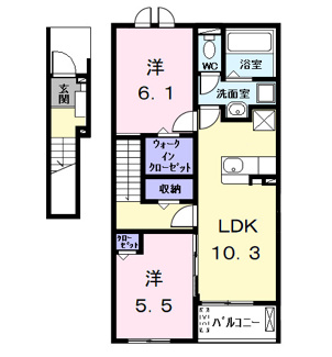 【間取り】 | ヒカルサ名古屋港区大西Ⅰ