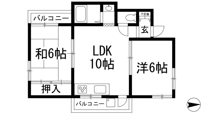 【間取り】 | パークハイツ