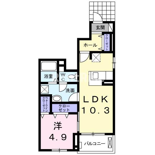 コンセルヴェ清水の間取り|間取図