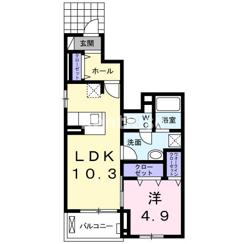 コンセルヴェ清水の間取り|間取図