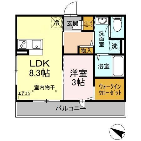 クレアの間取り