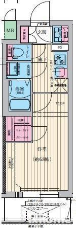 ファーストフィオーレ吹田パティオの間取り
