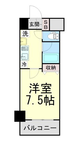 パークビュー王子駅前の間取り