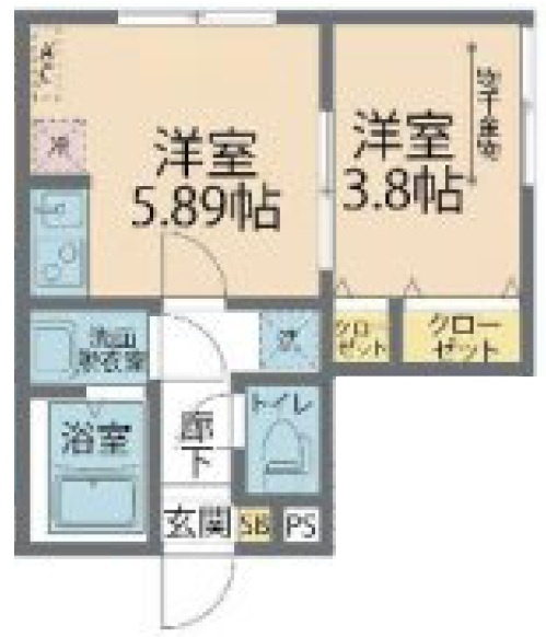 カインドネス狭山ヶ丘ノースの間取り