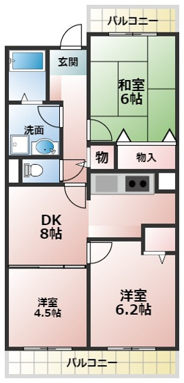 【間取り】 | K’Sマンション