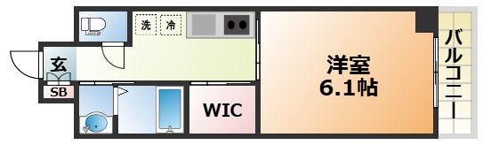CREST TAPP　神戸三宮の間取り