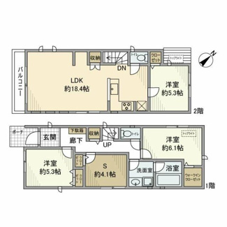 【間取り】 | 和泉戸建