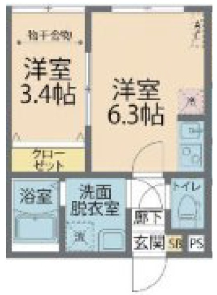 カインドネス狭山ヶ丘ノースの間取り
