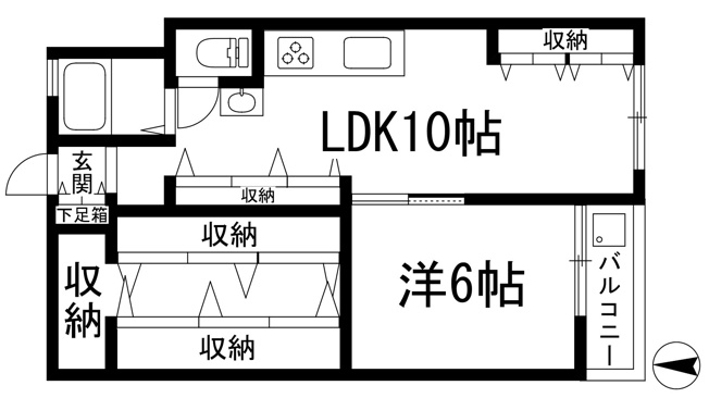 【間取り】 | 宝塚第5コーポラス