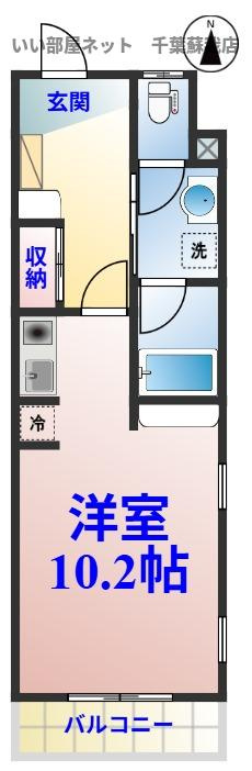 ラ・ツエムの間取り|ひと味違う？不動産屋のイメージを変えたい！『いい部屋ネット千葉蘇我店』へ是非お越しください♪