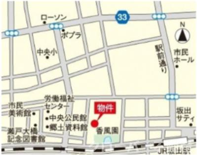 ルミナスⅠ ＭＩＺＵＨＯの地図