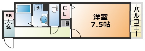 CITY SPIRE神戸元町Ⅱの間取り