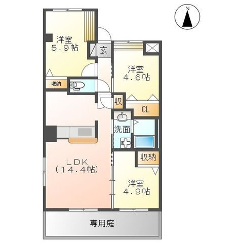 ベンベル２２の間取り