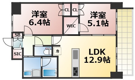 【間取り】 | グランドレッセ今里　仲介手数料無料